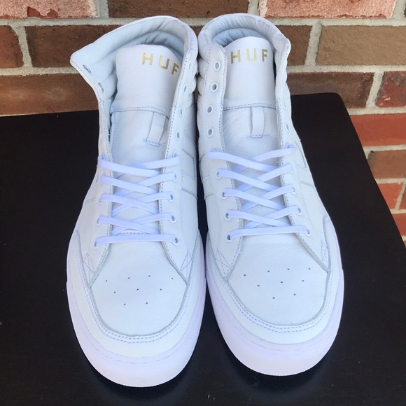 HUF | Shoes | Huf Leather White High 